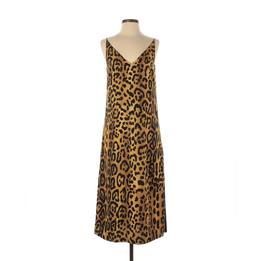 Adam Lippes Collective Size 0/2 Leopard Cami Dress